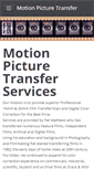 Mobile Screenshot of motionpicturetransfer.com